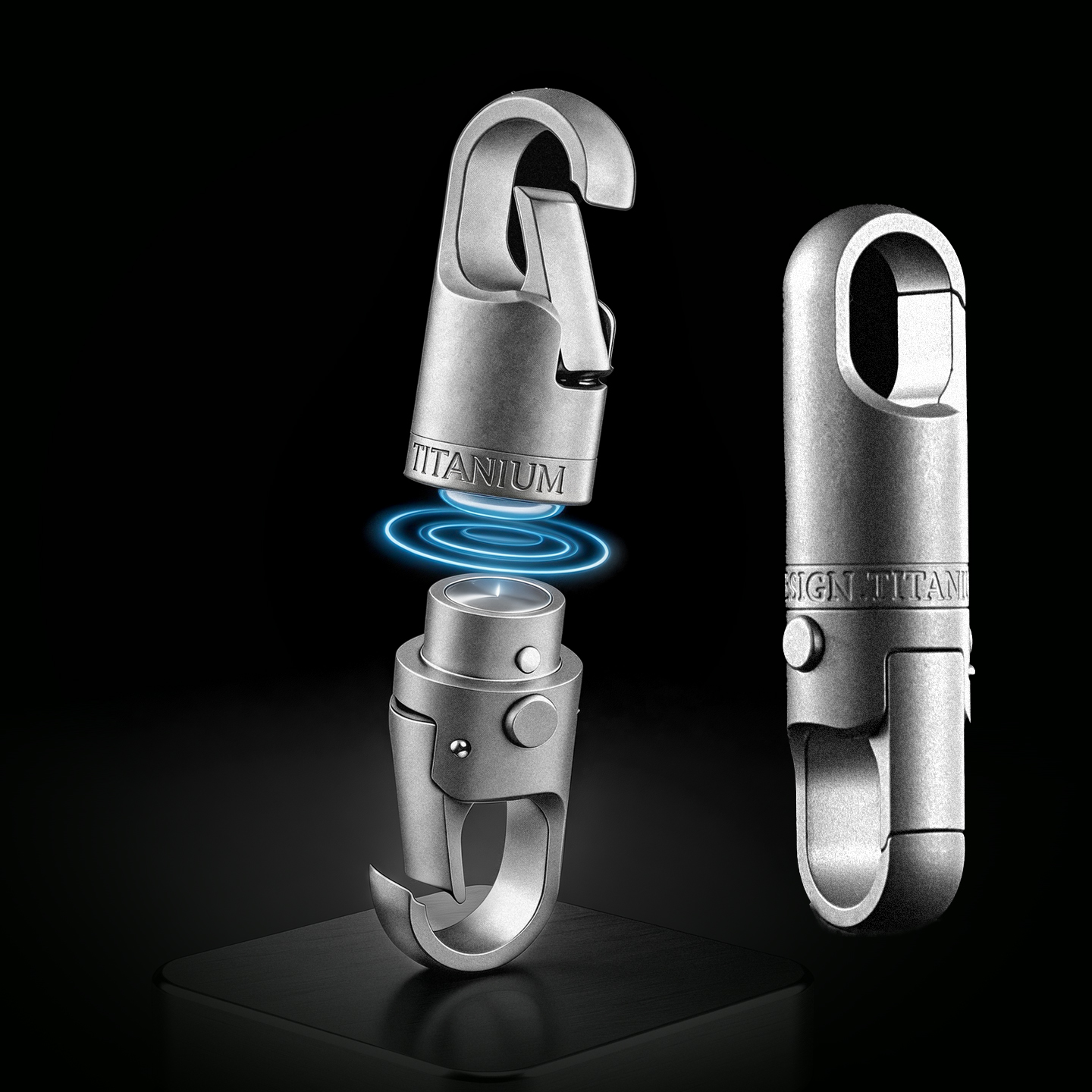 钛合金双开链接配件