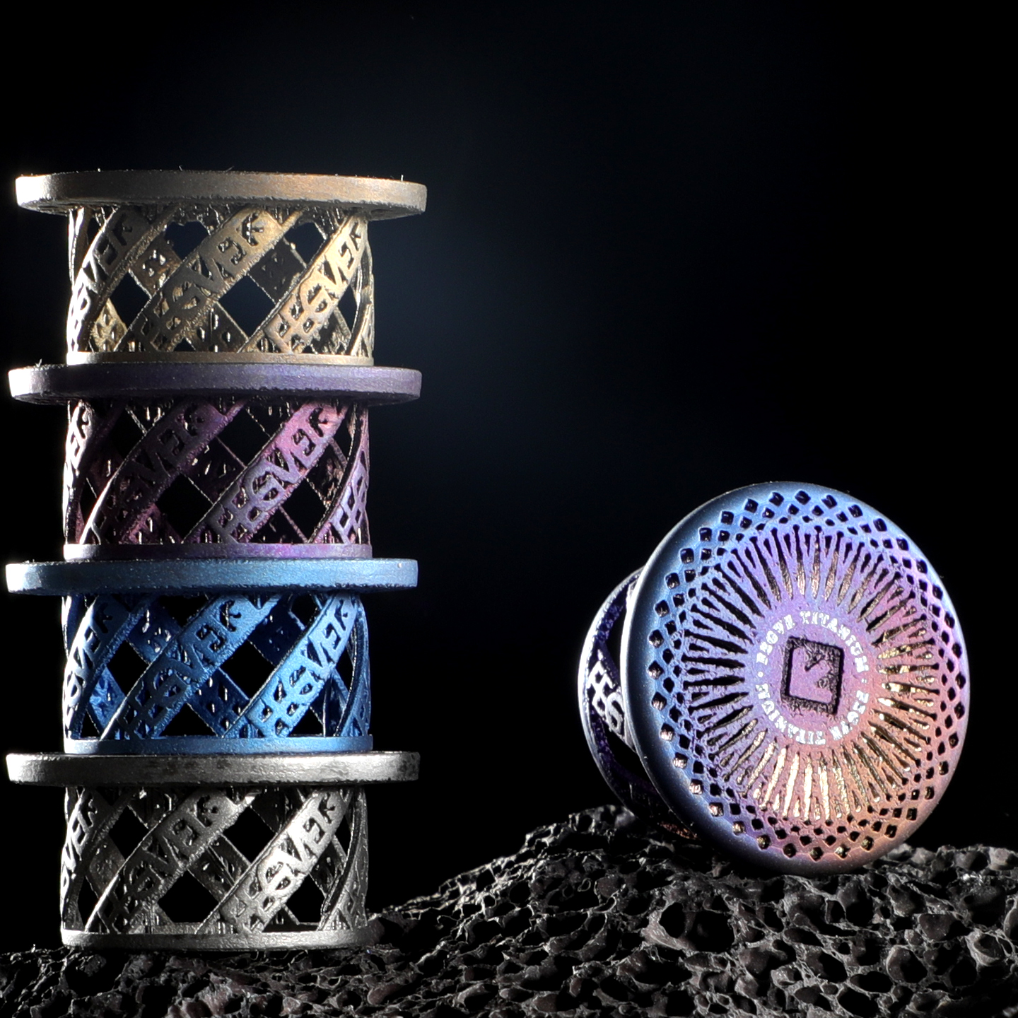 自行车用钛合金星芯车把塞