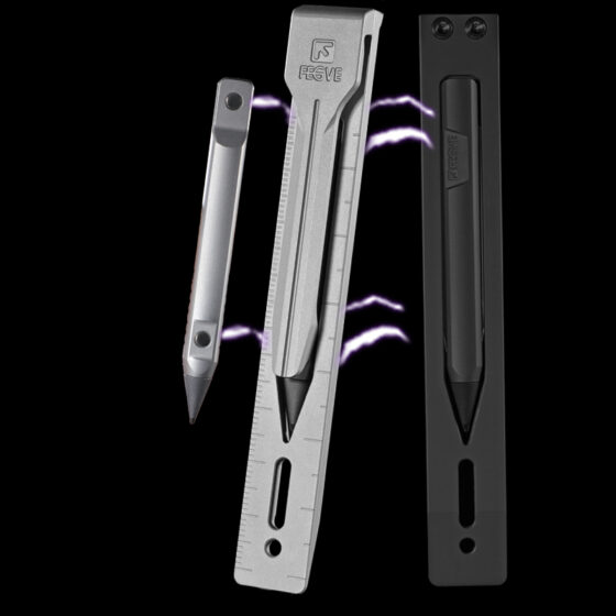 Titanium Alloy Multi-Function Ruler Pen