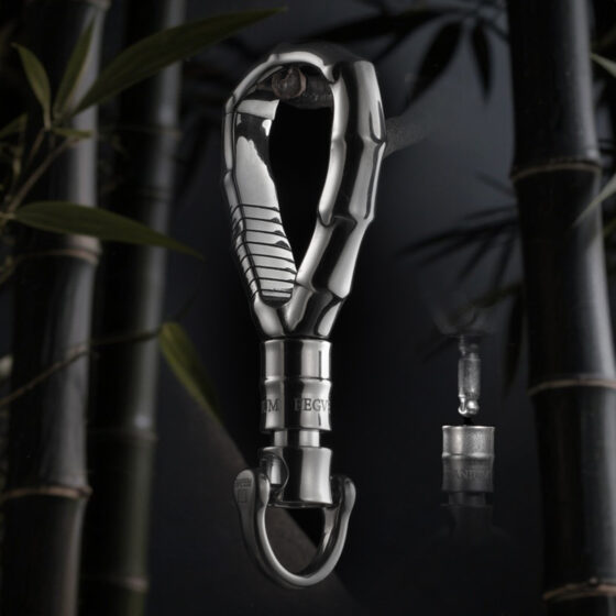 Titanium alloy quick release keychain