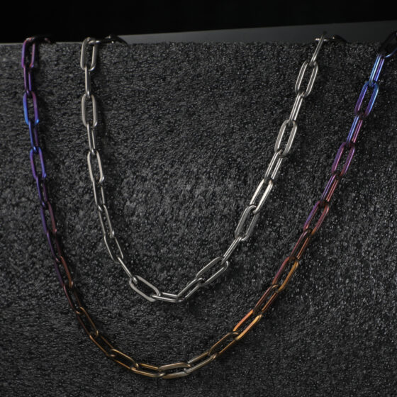 Titanium Alloy Long Buckle Chain