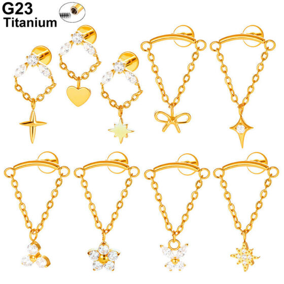 Titanium Alloy Ear Jewelry