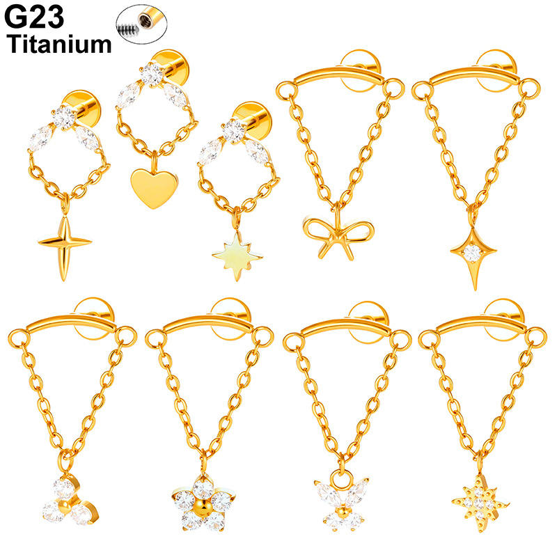 Titanium Alloy Ear Jewelry