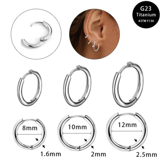 Titanium Alloy Ear Jewelry