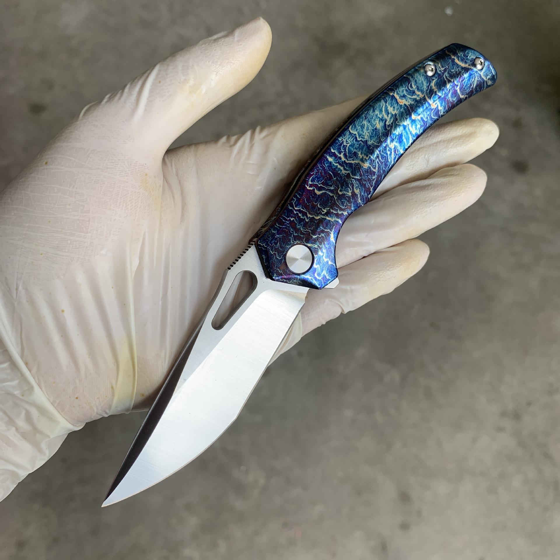 Titanium Alloy Outdoor EDC Knife