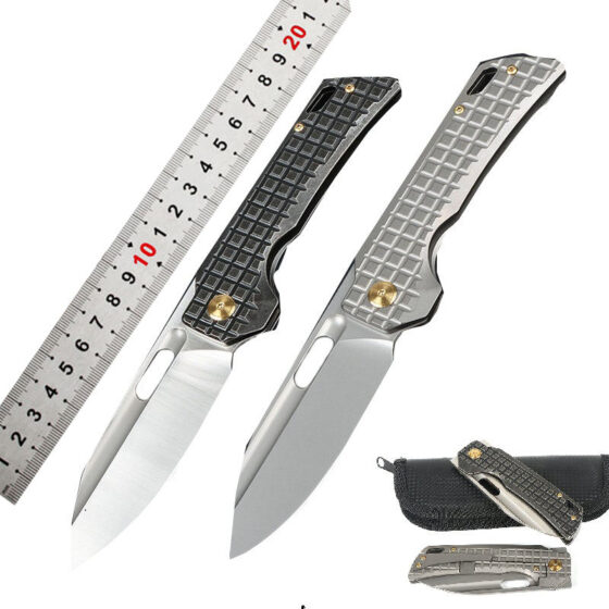 Titanium Alloy Outdoor EDC Knife Titanium Alloy Outdoor EDC Knife