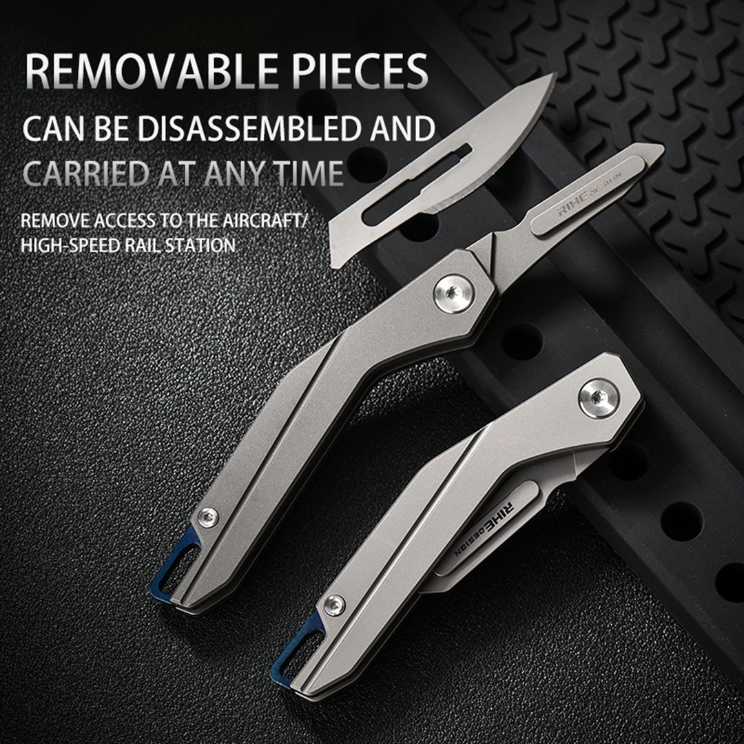 Titanium Alloy Outdoor EDC Knife